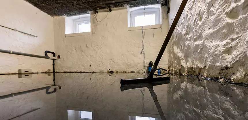 Basement Water Cleanup in Aragon