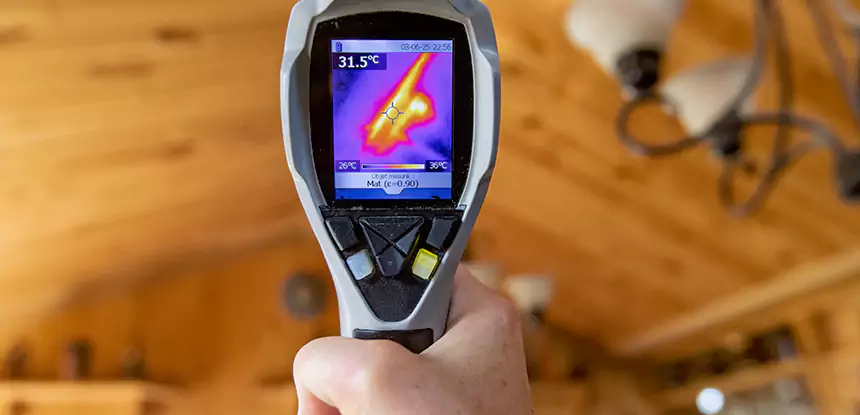Infrared Camera Roof Leak Detection in Aragon