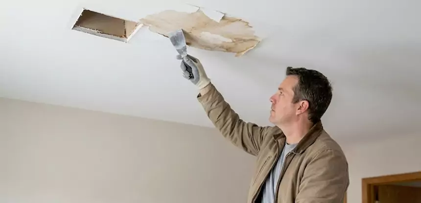 Dry Ceiling After Water Leak in Aragon