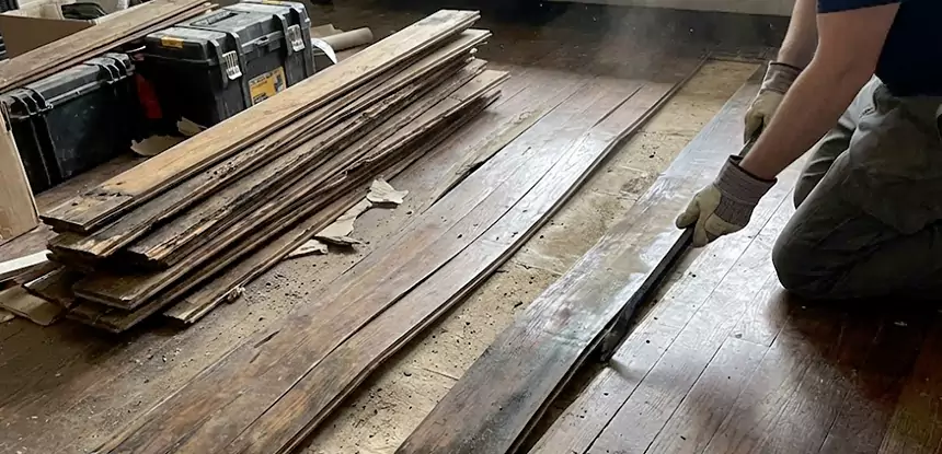 Wood Veneer Water Damage Repair Aragon